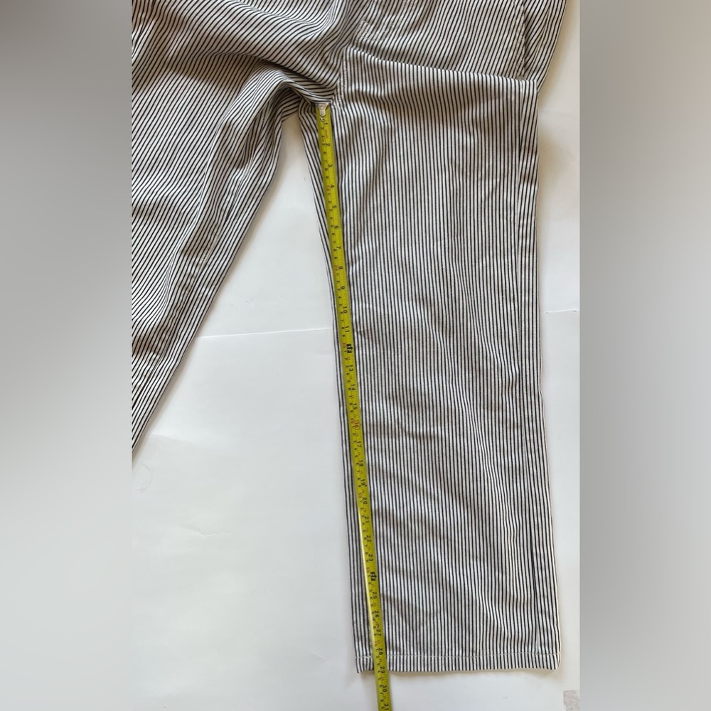 MADEINAM Striped Wide Leg Pants Size 2 High Rise Minimalist - Picture 7 of 8